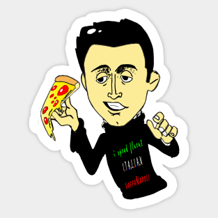 fleunt itanian pizza Sticker